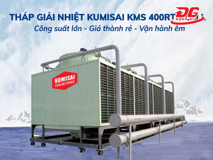 Hiệu suất tháp giải nhiệt Kumisai KMS 400RT 4Cell