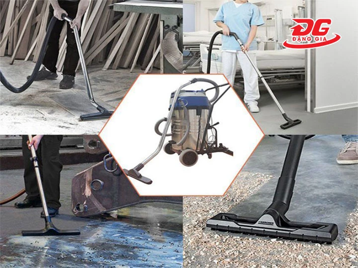 ứng dụng Máy hút bụi công nghiệp Supper Clean SC 60-3