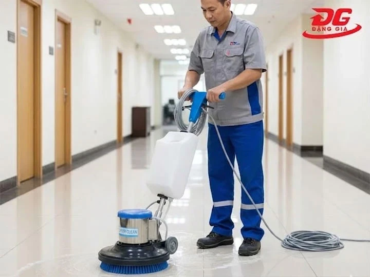 Máy chà sàn công nghiệp Supper Clean HC 522 làm sạch nhanh