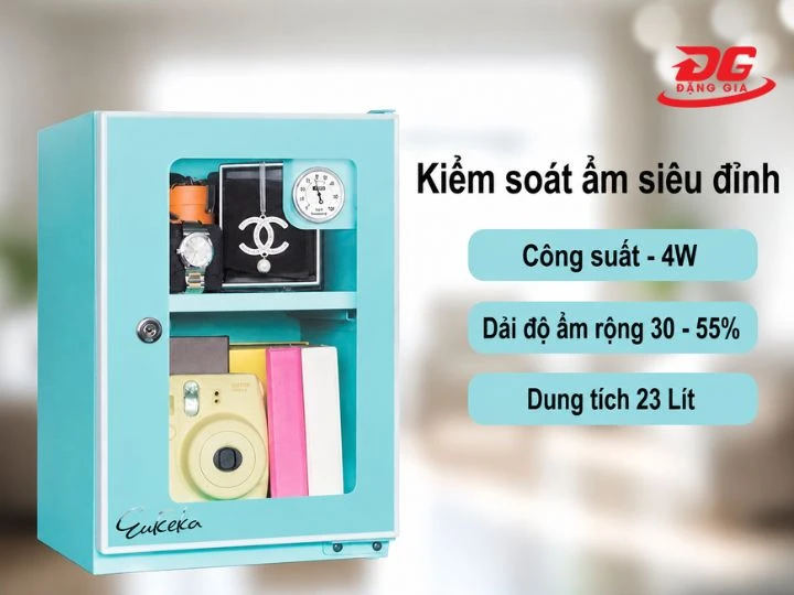 Tủ chống ẩm 23L Eureka AD-25P/A kiểm soát siêu đỉnh