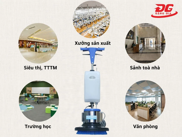 ứng dụng thực tiễn của Máy chà sàn Supper Clean HC 522