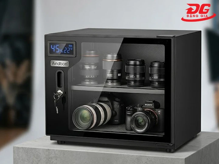 tủ chống ẩm 20L bảo quản máy ảnh