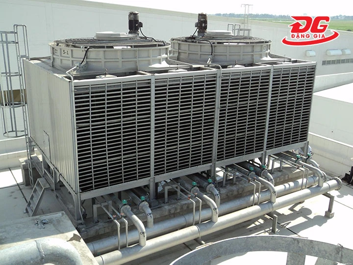 Tuổi thọ 2 Tổ hợp tháp giải nhiệt TASHIN TSS 400RT 4Cell