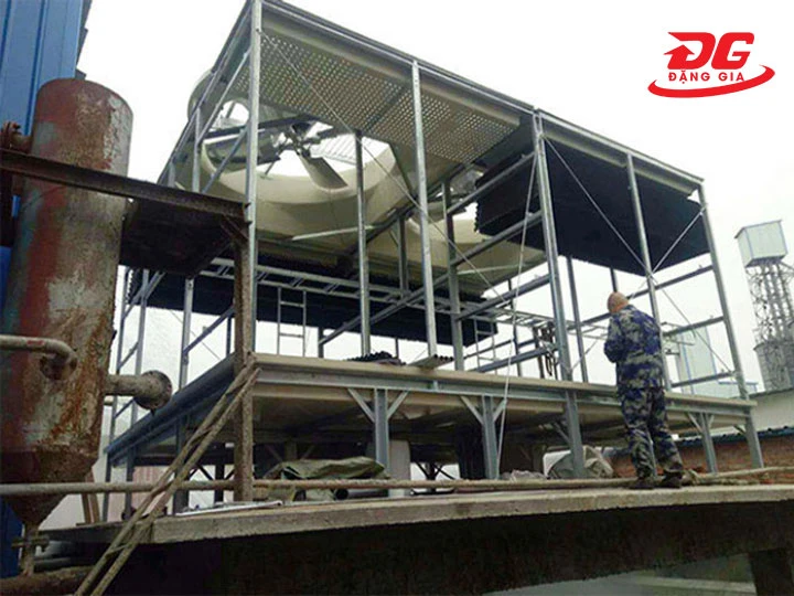 Khung 2 Tổ hợp tháp giải nhiệt TASHIN TSS 400RT 4Cell