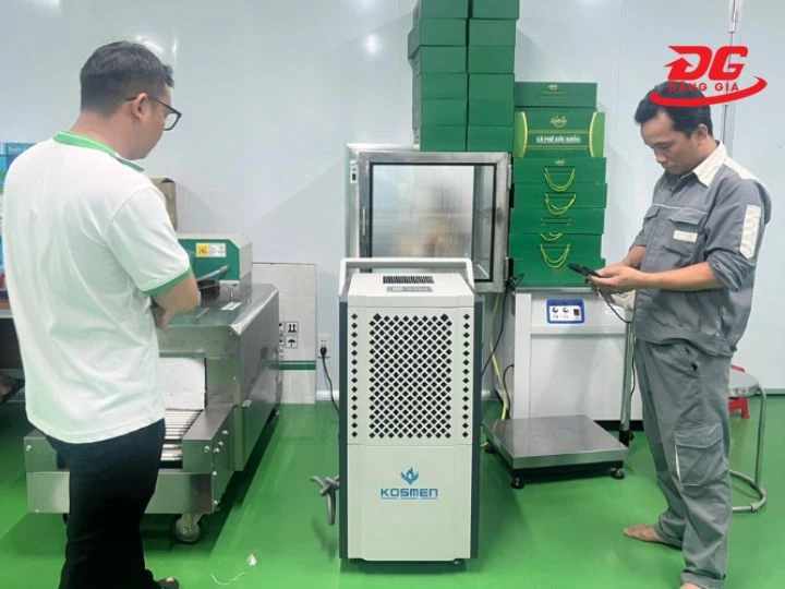 Lắp đặt máy hút ẩm tại phòng bảo quản