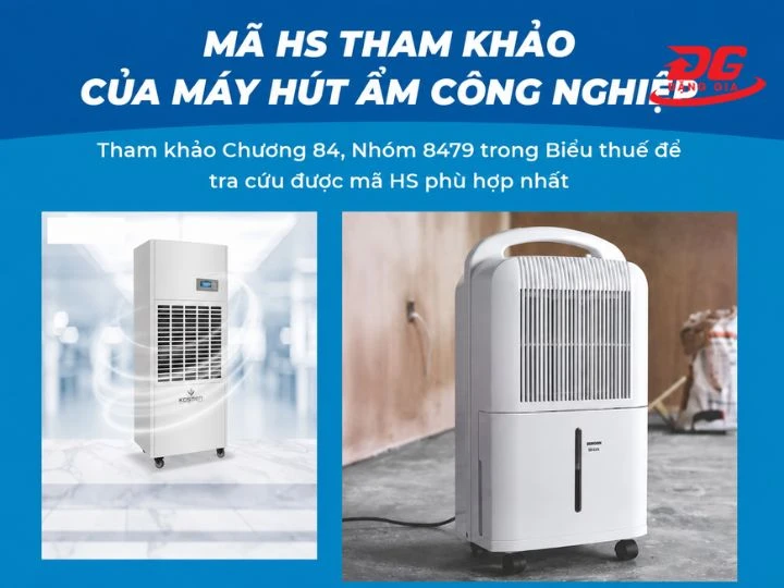 Mã định danh HS Code của máy hút ẩm công nghiệp