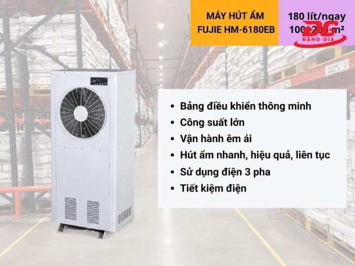 mua máy hút ẩm công nghiệp FujiE HM-6180EB chính hãng