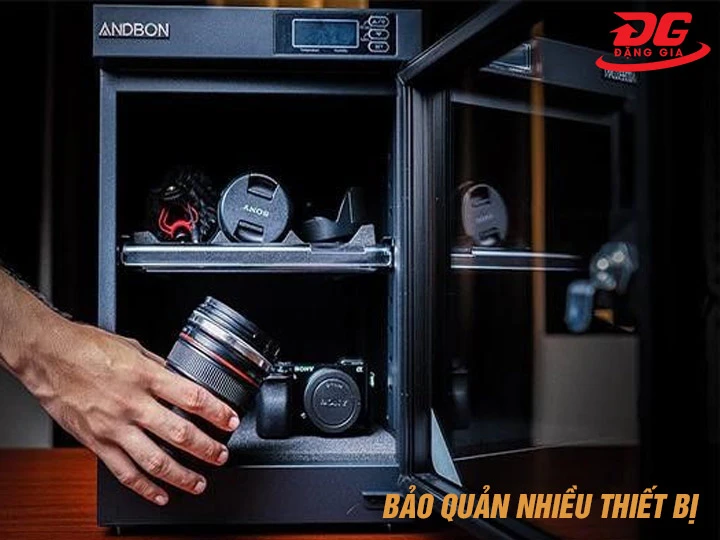 tủ chống ẩm máy ảnh bảo quản nhiều máy ảnh