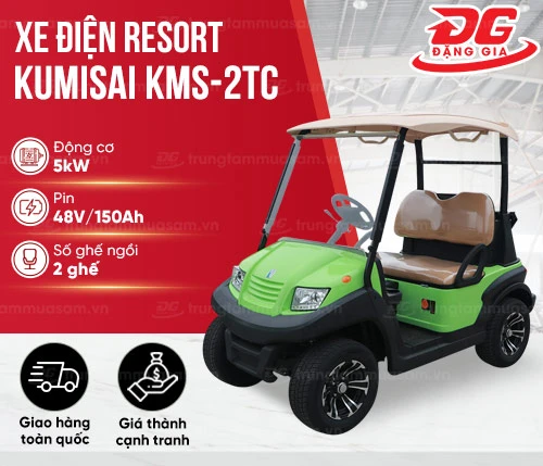 xe điện resort Kumisai KMS 2TC