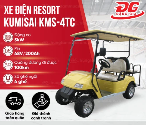 Xe Điện Resort 4 chỗ Kumisai KMS-4TC