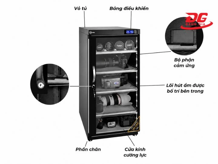 Hình ảnh cấu tạo của chống ẩm Nikatei
