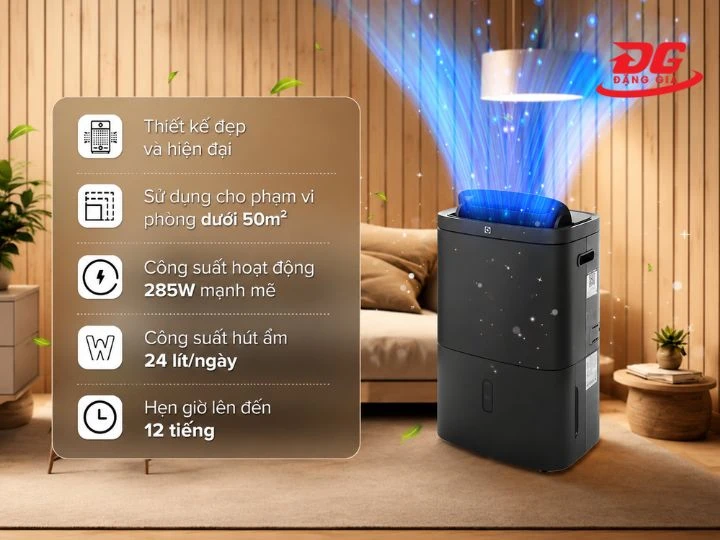 Máy hút ẩm Electrolux cao cấp