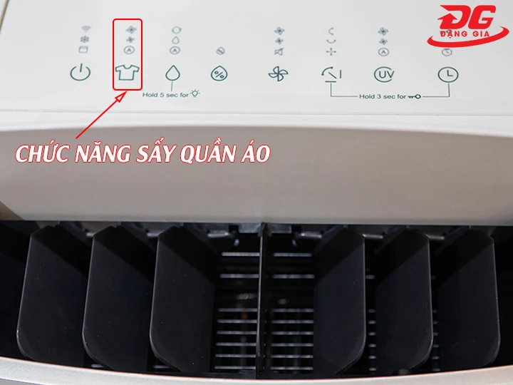 chức năng sấy quần áo của máy hút ẩm
