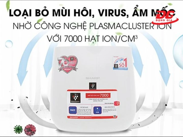 Loại bỏ bụi bẩn giúp không gian sạch sẽ, thoáng mát