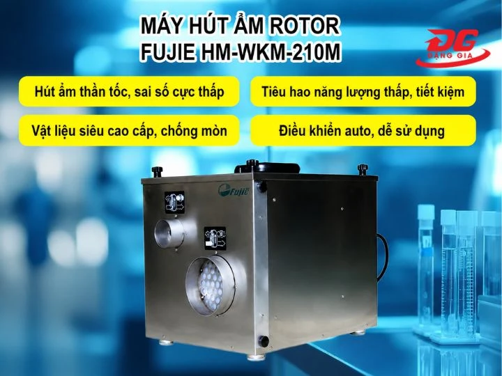 Fujie HM WKM-210M đạt công suất hút 16 lít/ngày