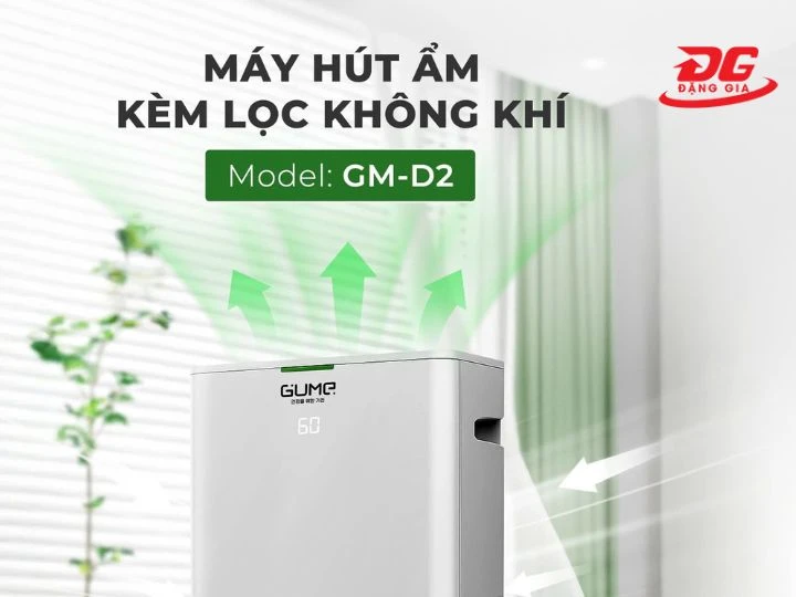 Máy hút ẩm kèm lọc không khí