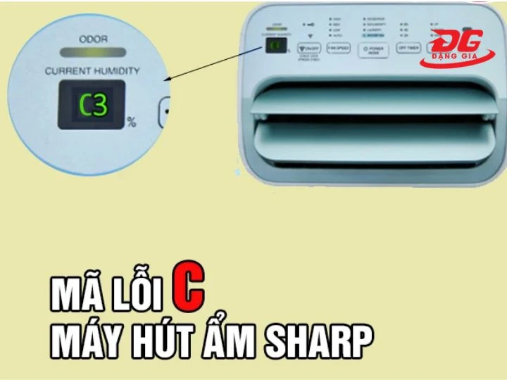 Các mã lỗi c phổ biến thường gặp trên máy hút ẩm