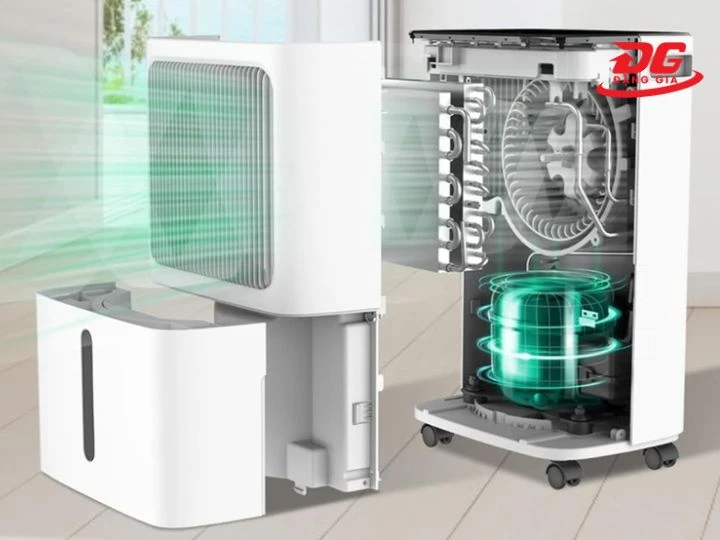 cấu tạo của máy hút ẩm sharp