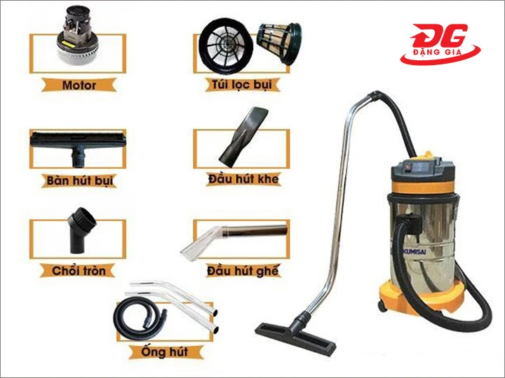 Lắp ráp máy hút bụi công nghiệp