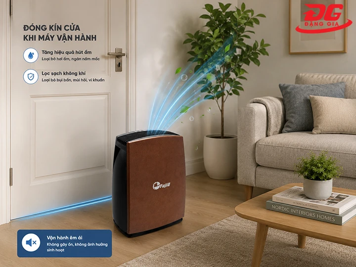 lưu ý khi sử dụng máy hút ẩm Fujie HM-PD20