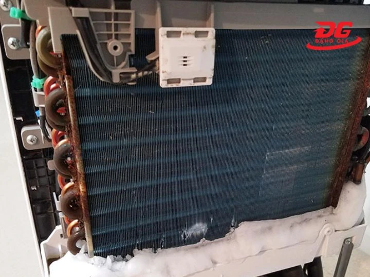khiến dàn lạnh và các linh kiện liên quan bị xuống cấp