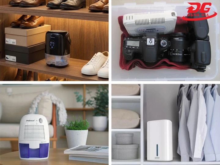 ứng dụng máy hút ẩm mini