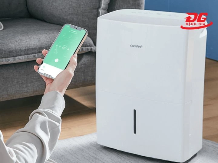 Máy hút ẩm Comfee MDDF-20DEN7-WF cho phép điều khiển từ xa bằng điện thoại
