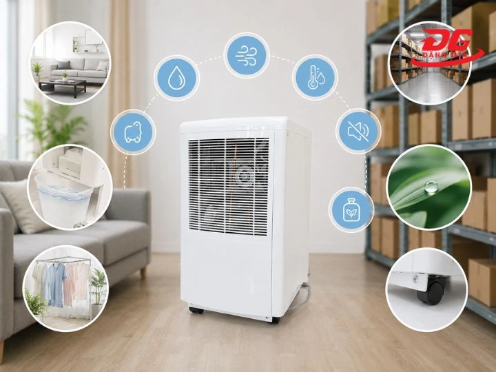 Fujie HM-650EB với công suất hút ẩm 50L/ngày