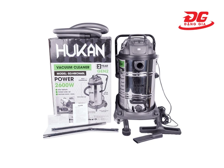 Kết cấu của máy hút bụi công nghiệp 60L