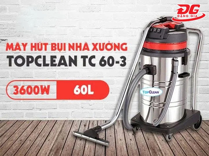Máy hút bụi 60 lít TopClean TC 60-3
