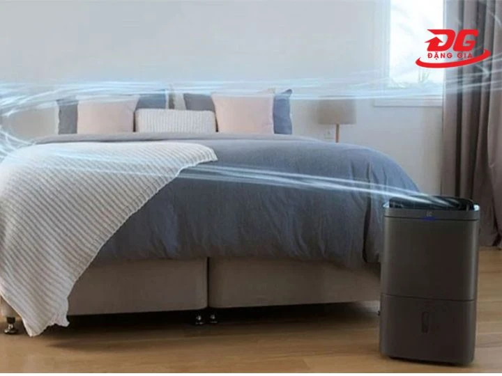 đặt máy hút ẩm ở trong phòng kín