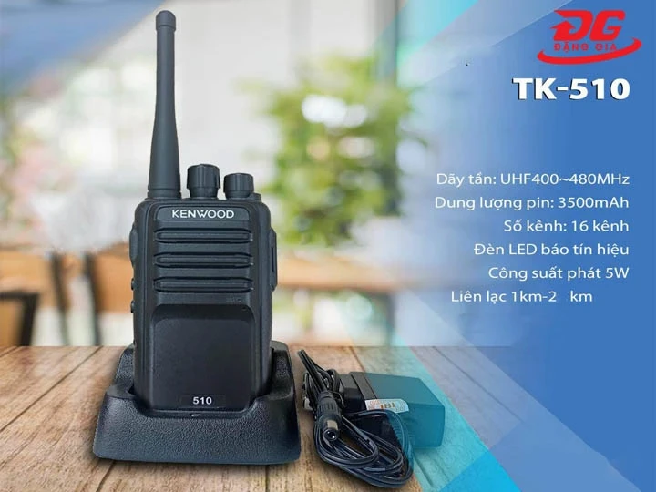 bộ đàm Kenwood TK 510 bền bỉ