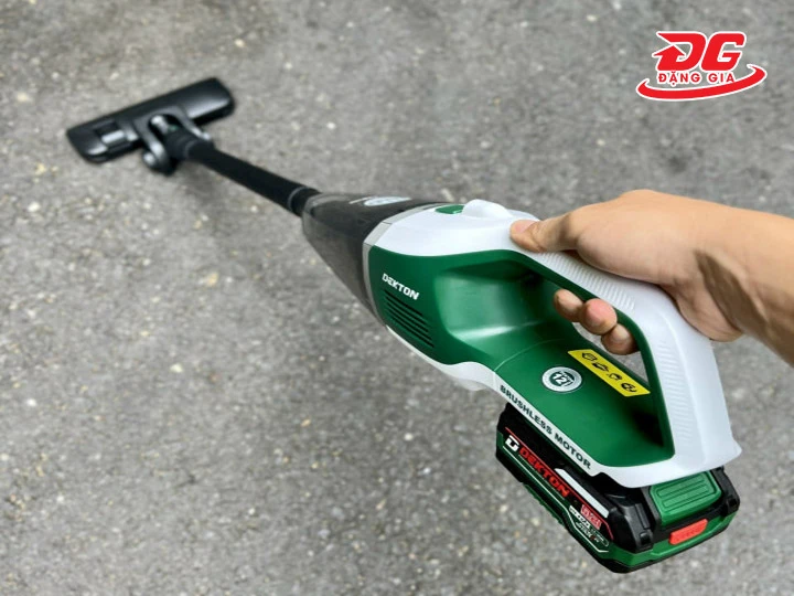 máy hút bụi không chổi than vận hành êm ái