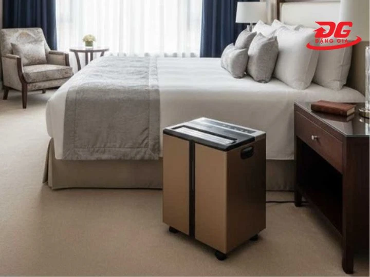 chọn máy hút ẩm khách sạn phù hợp với diện tích phòng