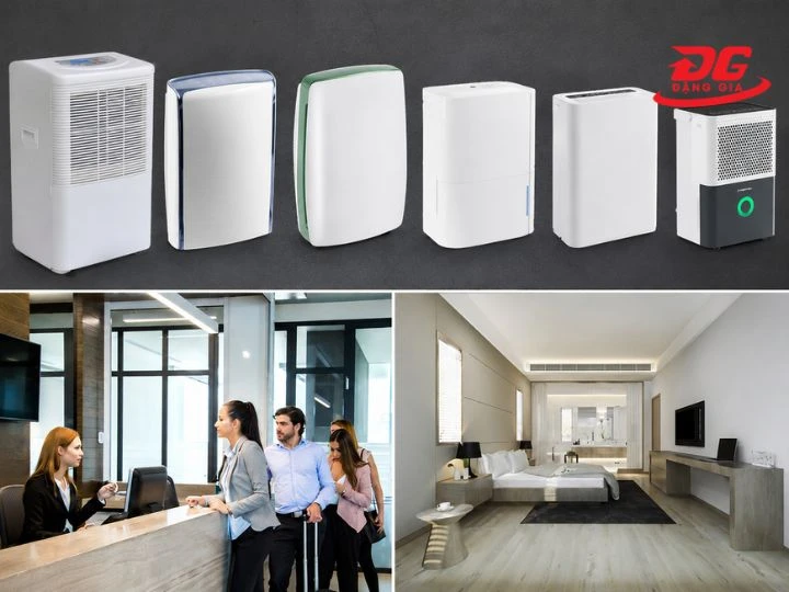 Máy hút ẩm dân dụng khách sạn phù hợp với dưới 15 - 20 phòng
