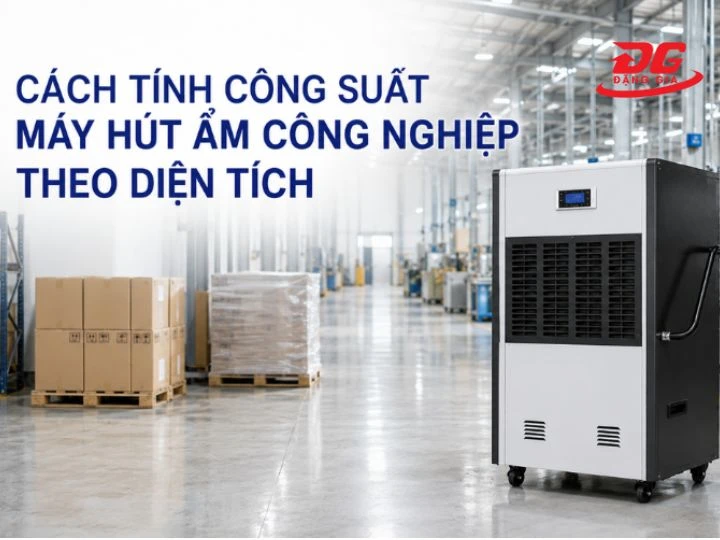 xác định diện tích phòng để chọn công suất máy hút ẩm phù hợp