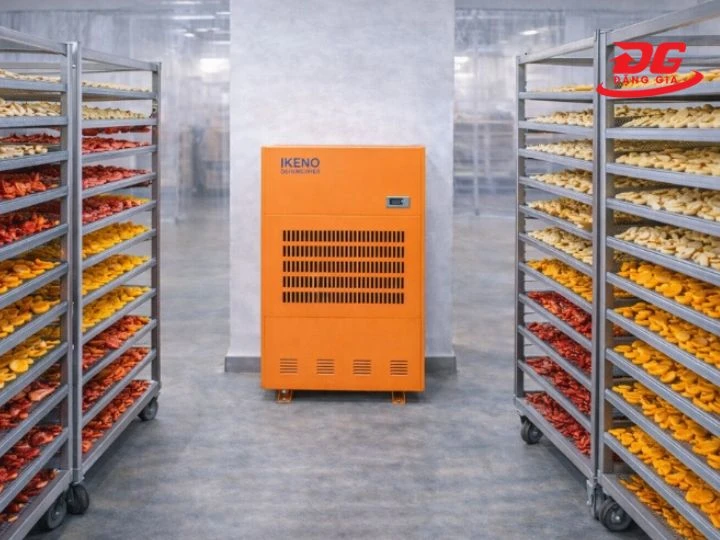 Không nên đặt máy hút ẩm IKENO ID-12000S ở vị trí sát tường
