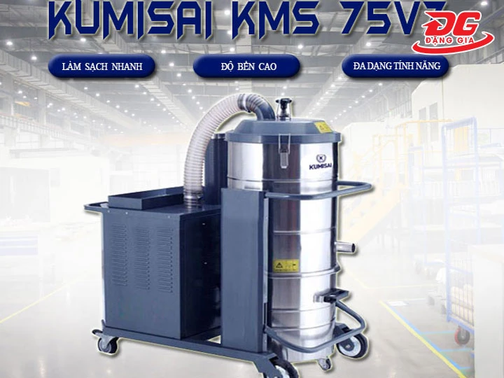 Máy hút bụi 3 pha Kumisai KMS 75VZ