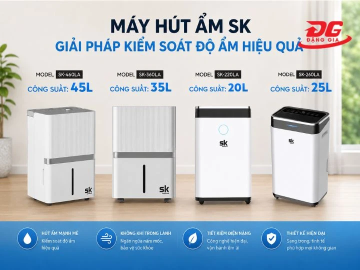 chọn công suất máy phù hợp với diện tích sử dụng