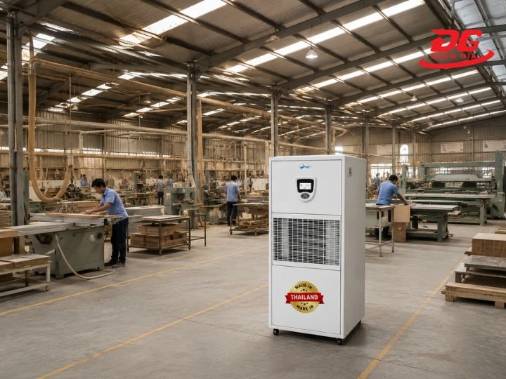 Máy hút ẩm công nghiệp Fujie HM-240 kiểm soát độ ẩm tốt
