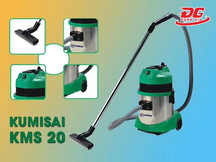 Vệ sinh Máy hút bụi công nghiệp Kumisai KMS 20