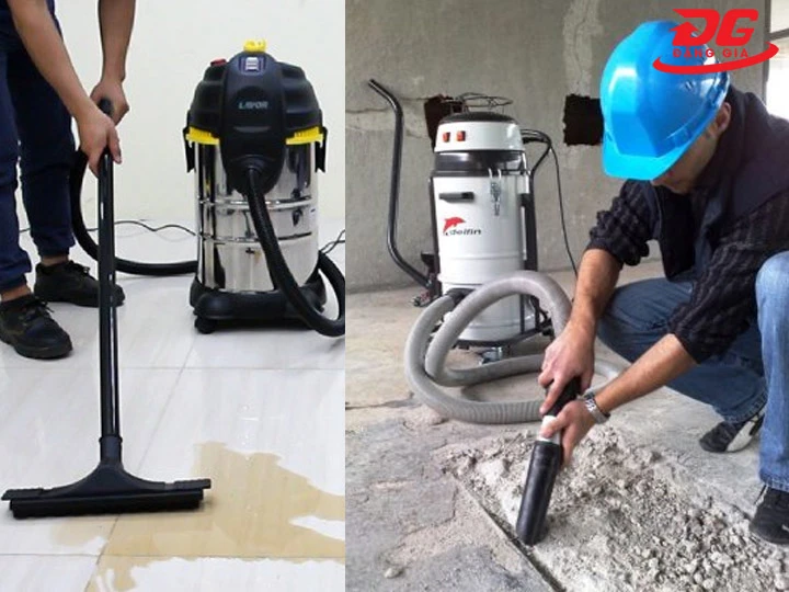 máy hút bụi công nghiệp ở Tây Ninh theo khả năng hút