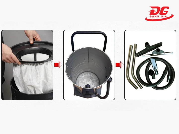 Vệ sinh máy hút bụi Palada PD80