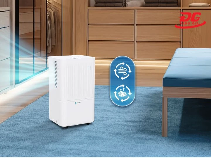 máy hút hơi ẩm 12l được dùng trong phòng khách