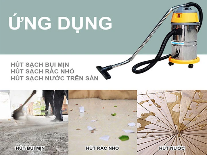 Ưu điểm Máy hút bụi Kungfu Clean KF 30