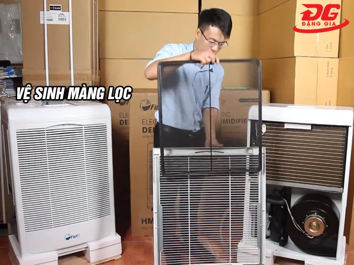 Vệ sinh màng lọc FujiE DY-6105EB