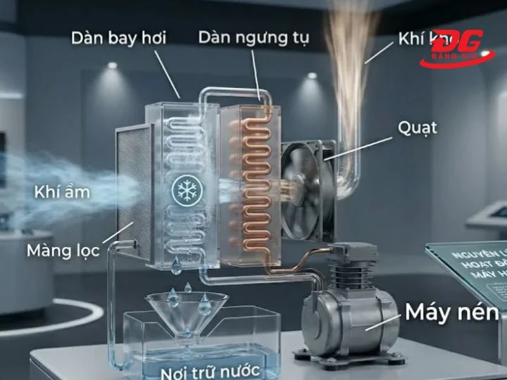 công nghệ ngưng tụ bằng máy nén
