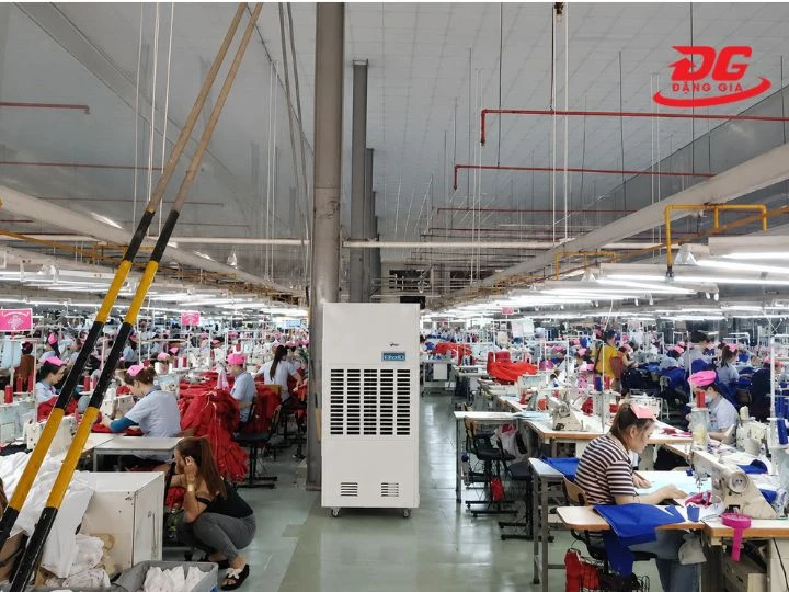 Fujie HM-CFZ 10.0B được ứng dụng trong xưởng may mặc