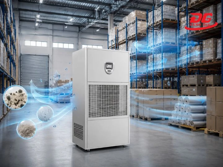Máy hút ẩm công nghiệp Fujie HM-500 với công suất lớn
