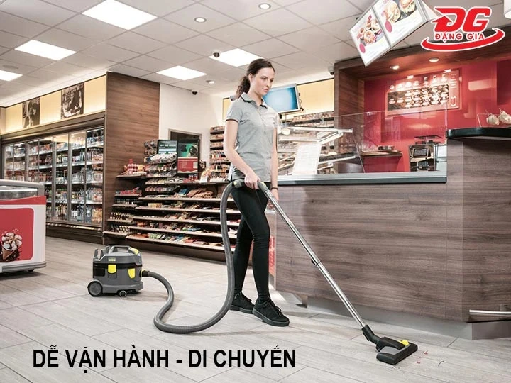 Các khu vực sử dụng máy hút bụi công nghiệp dùng pin